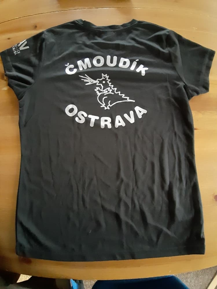 Černé oddílové trika – dresy funkční