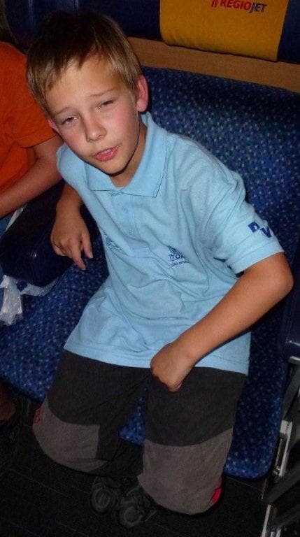 Světle modrá repre trika s límečkem