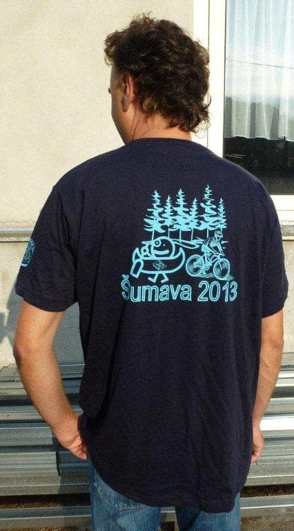 Trika tmavě modrá puťák 2013 Vltava + Šumava