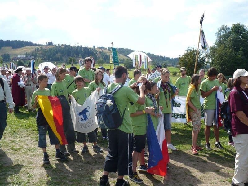 Trika zelená Německo srpen 2009