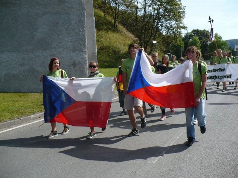 Trika zelená Německo srpen 2009