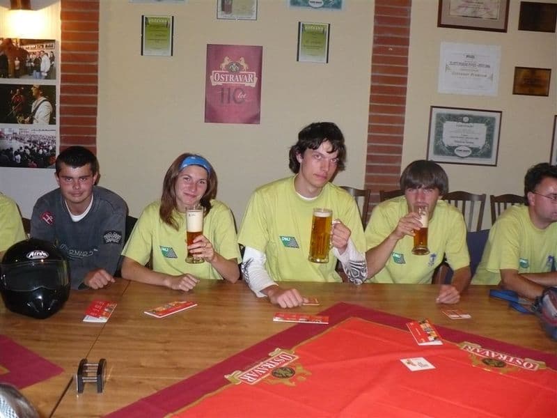 Tábor Podlesí 2007 s DWJ hrášková trika