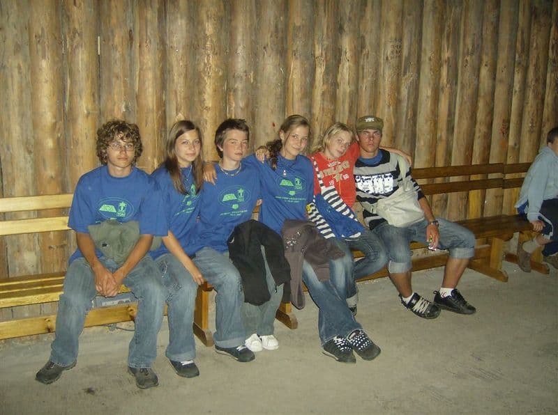 Táborová trika Podlesí 2007 s DWJ tmavě modrá