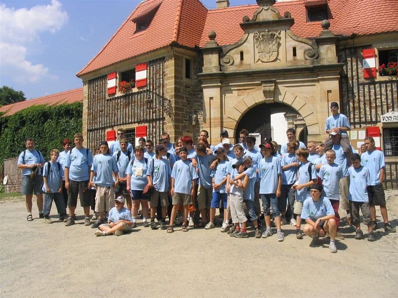 Tábor 2004 Podlesí s DWJ modrá trika